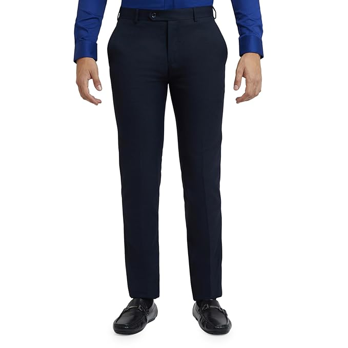 Men Slim Fit Solid Pattern