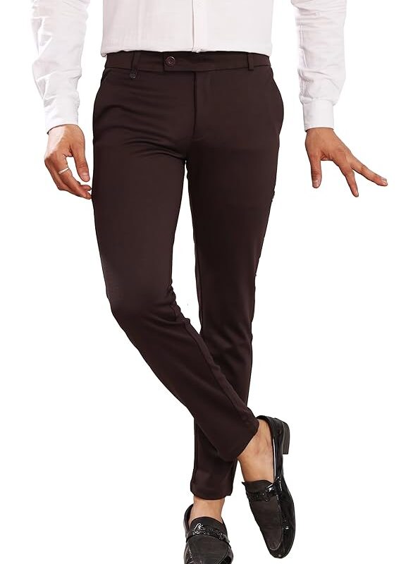 Men's Slim Ankle Fit Formal Pants