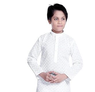 thnic wear cotton kurta pajama set for boys