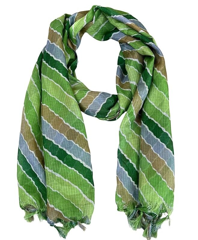 Women's Laheriya Print Kota Doria Dupatta