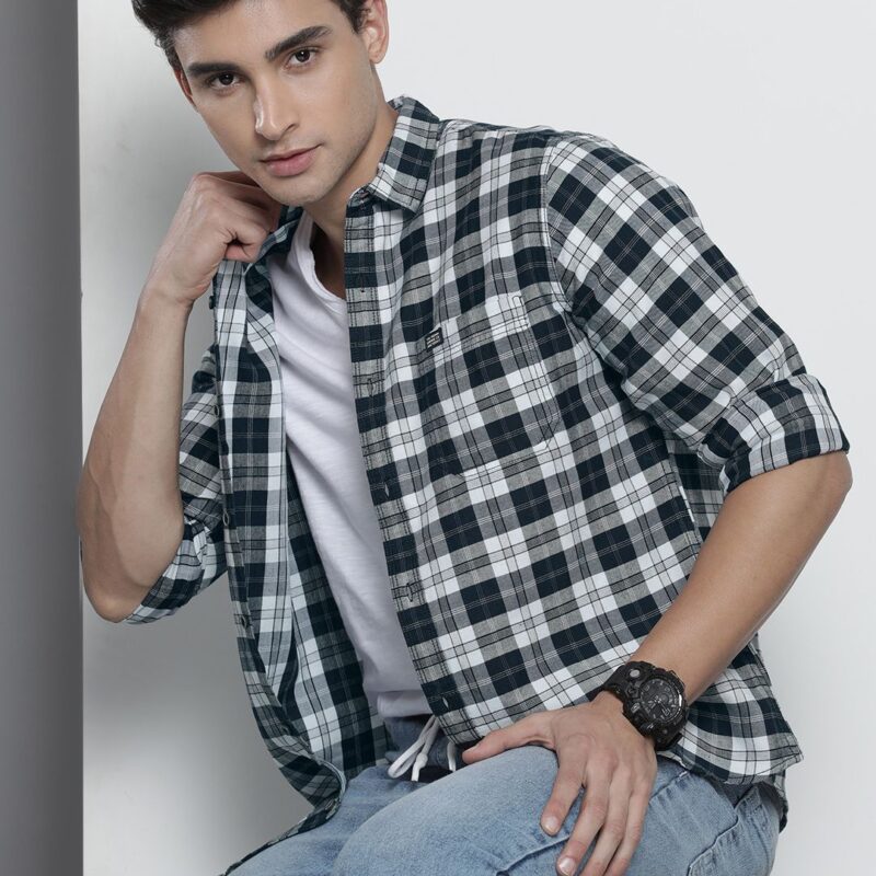 Checked Cotton Shirt