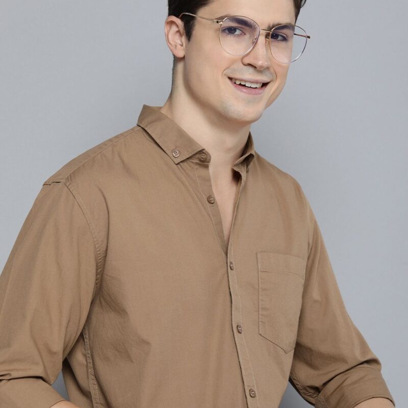 Opaque Casual Shirt
