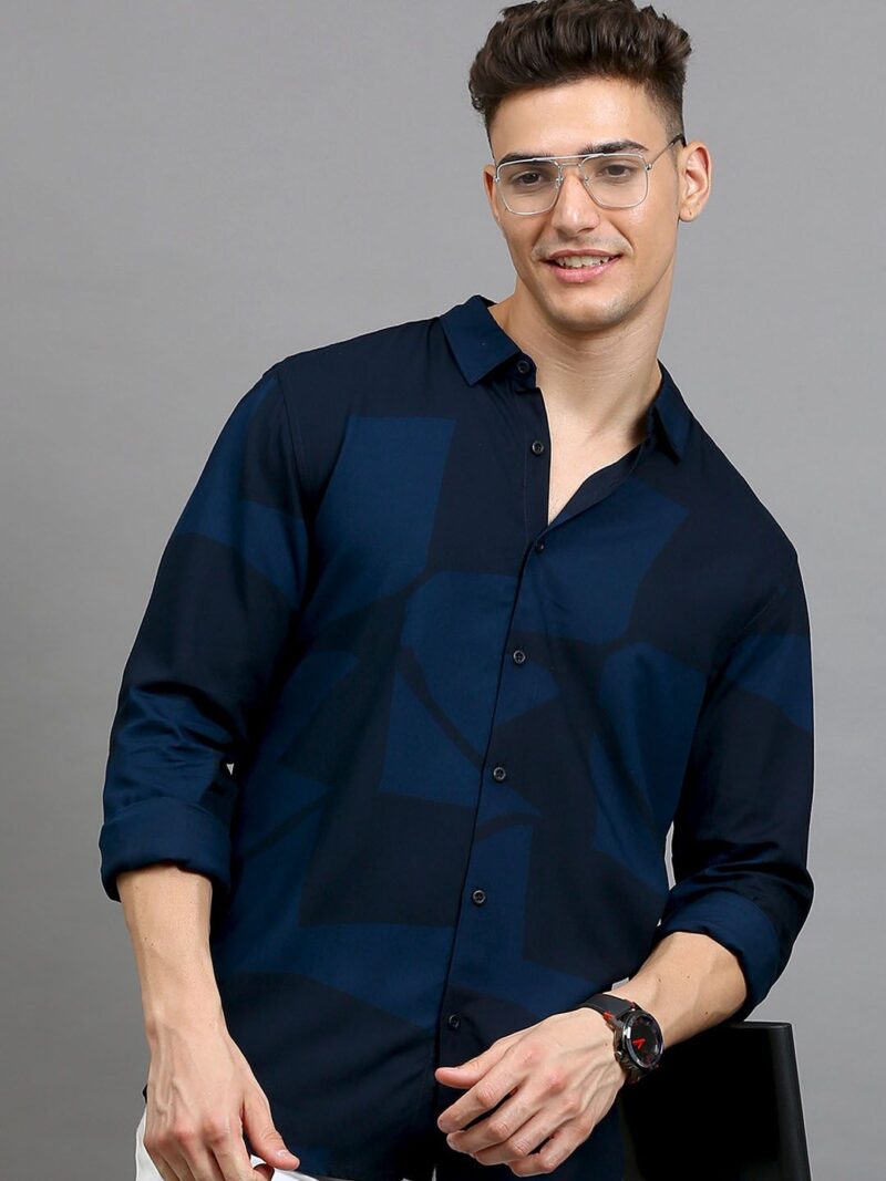 Slim Fit Opaque Casual Shirt