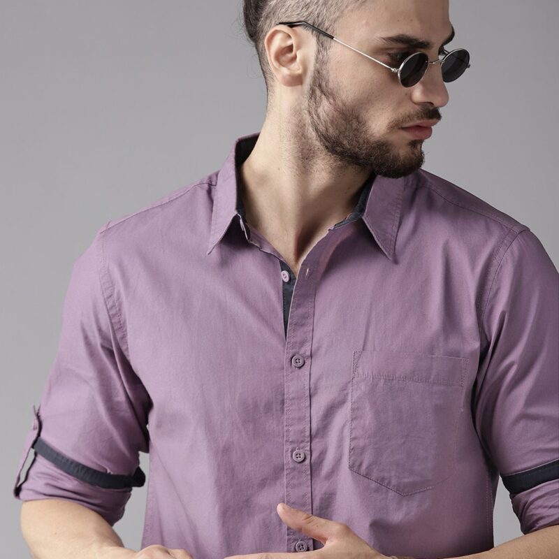 Men Pure Cotton Casual Shirt