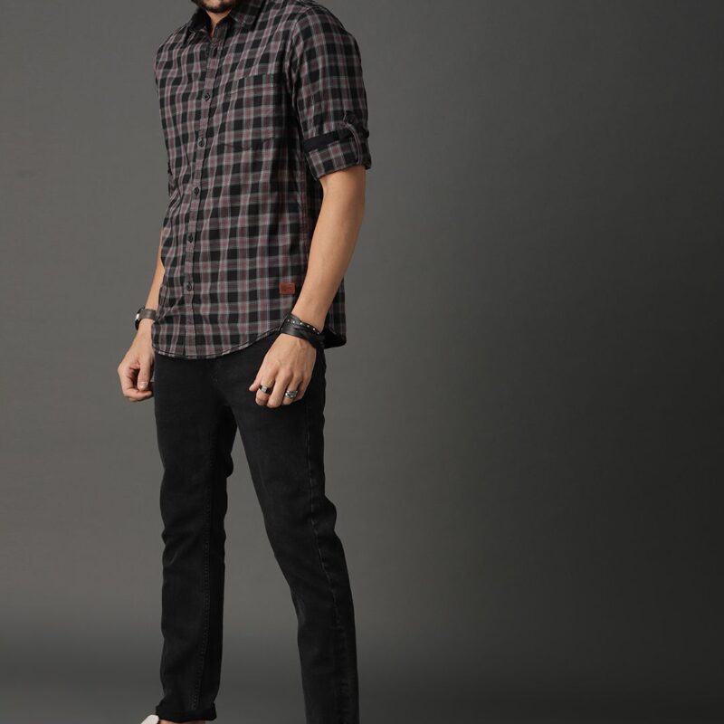 Yarn Dyed Checked Casual Shirt