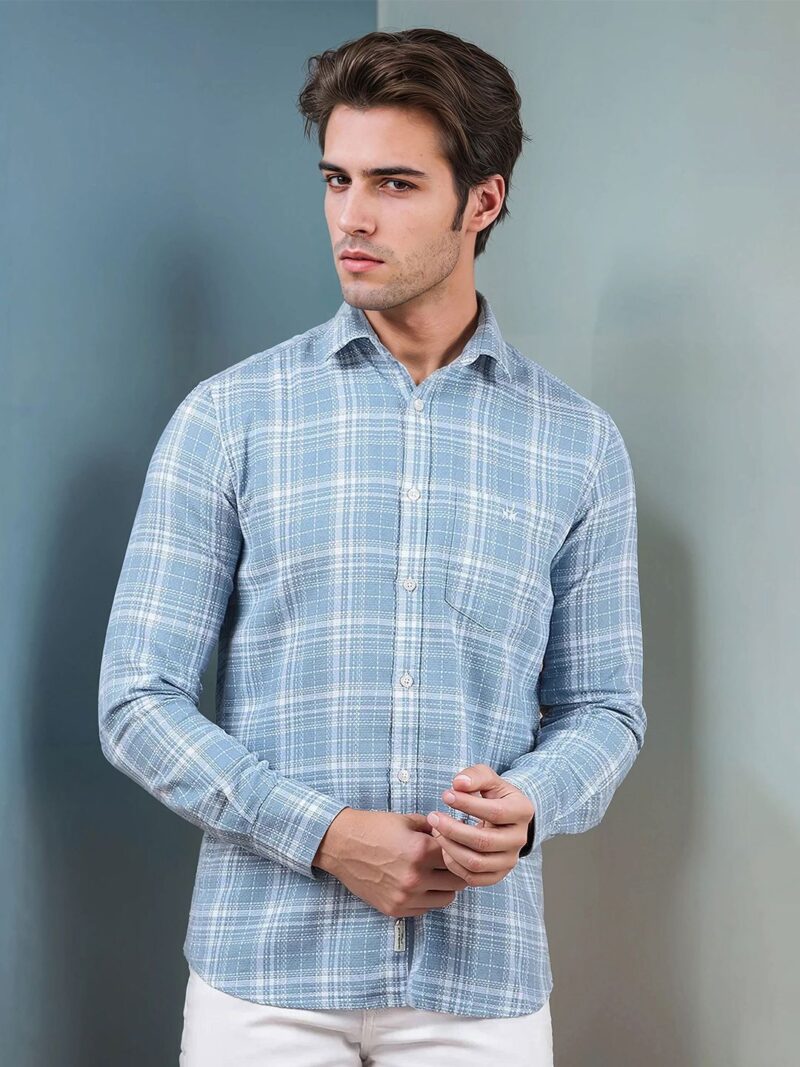 Men Checked Casual Shirt