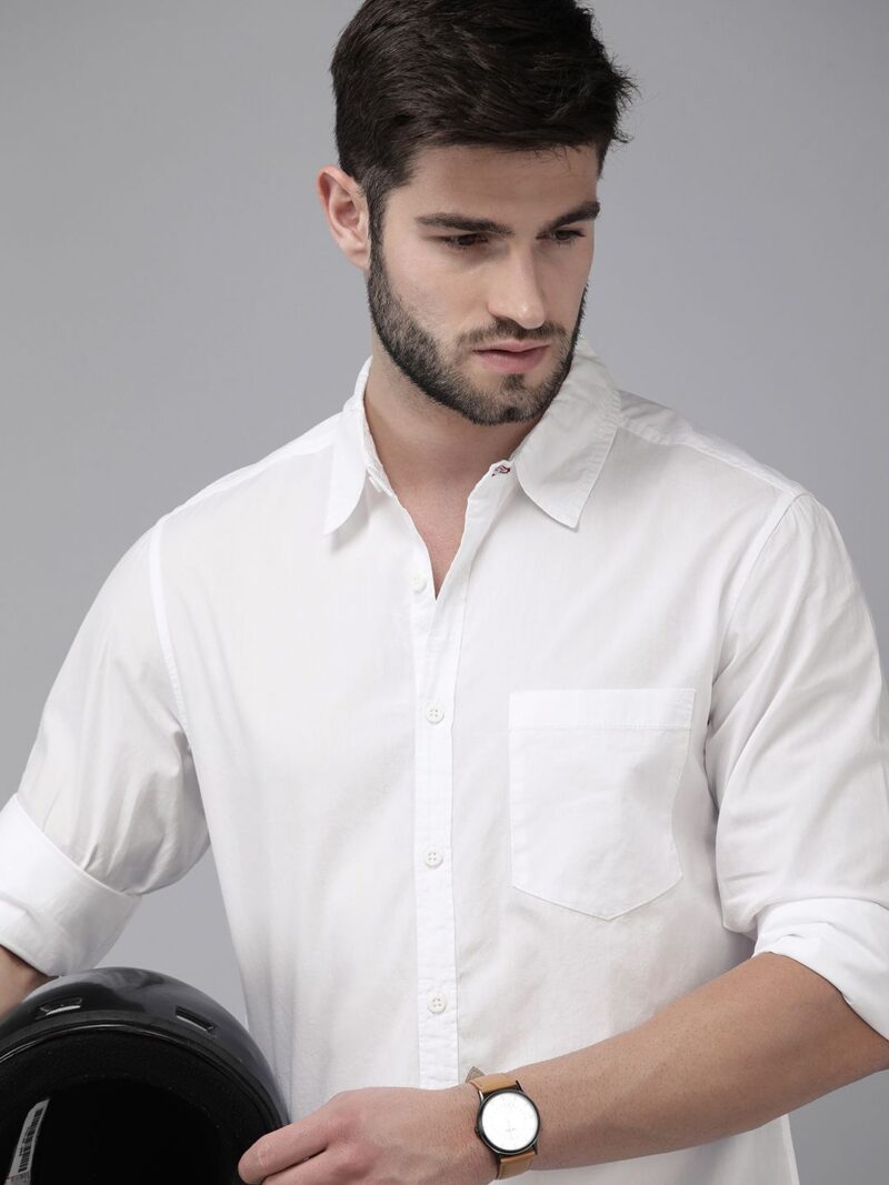 Men Cotton Casual Shirt