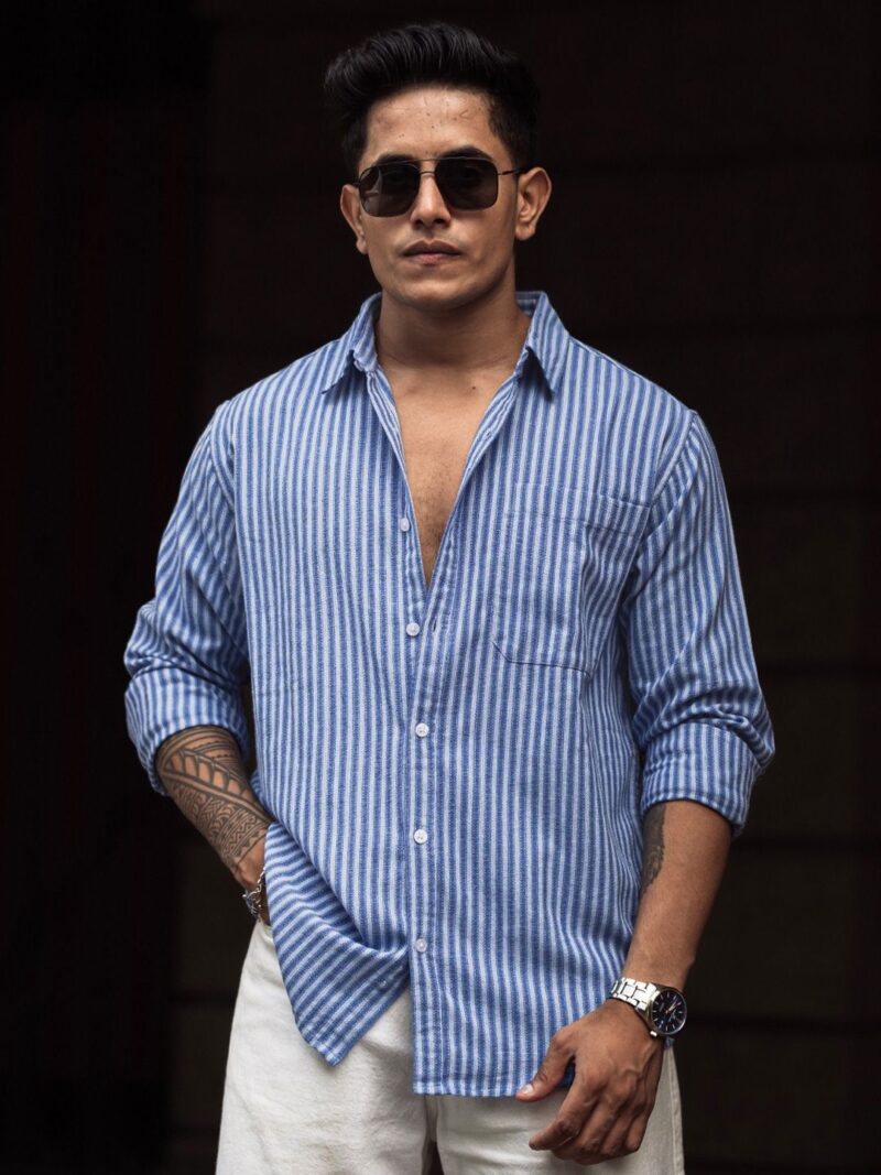 Men Striped Casual Shirt