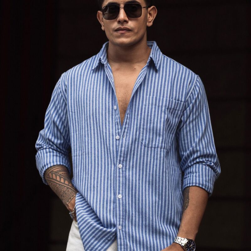 Men Striped Casual Shirt