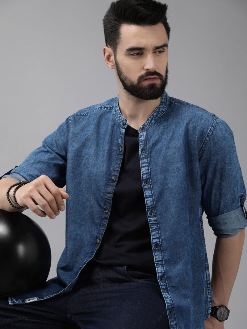 Casual Cotton Denim Shirt