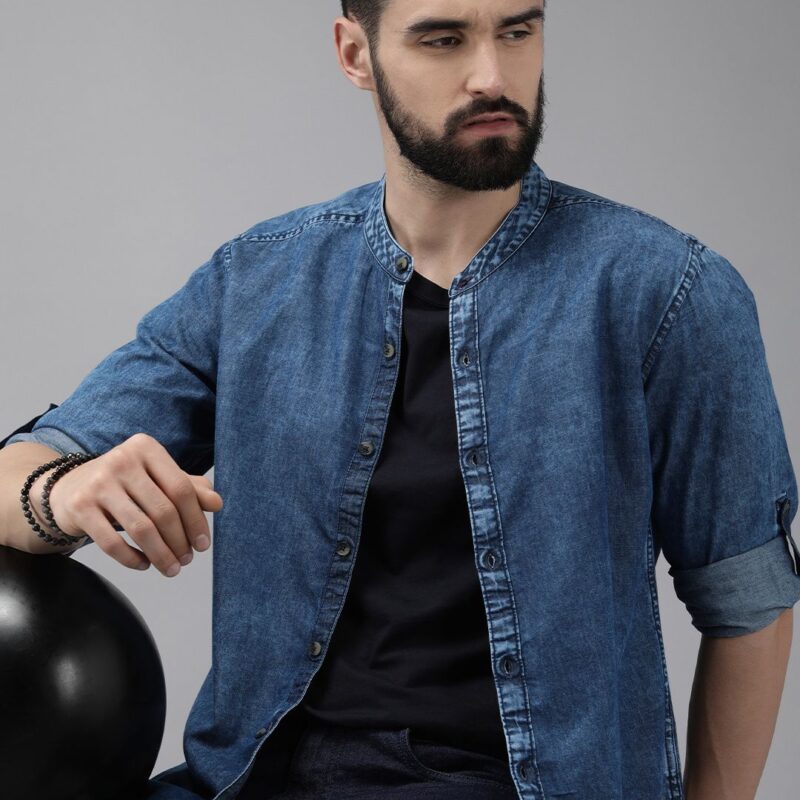 Casual Cotton Denim Shirt