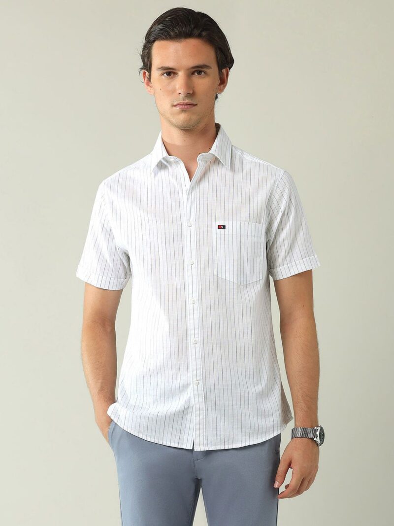 Slim Fit Cotton Casual Shirt
