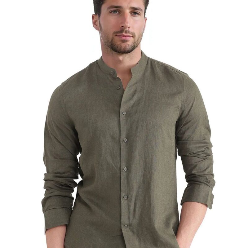 Men Solid Casual Shirt