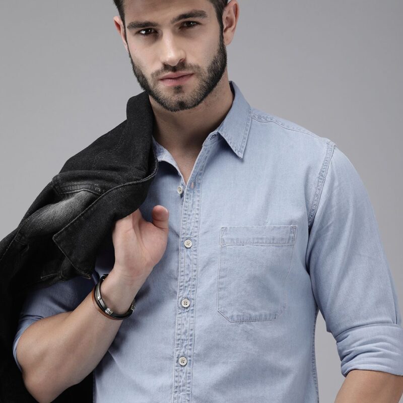 Chambray Casual Shirt
