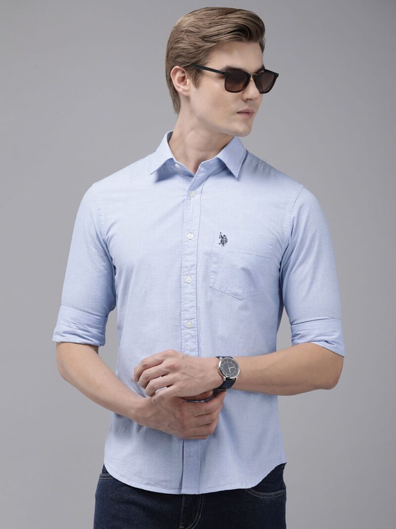 Pure Cotton Tailored Fit Shirt