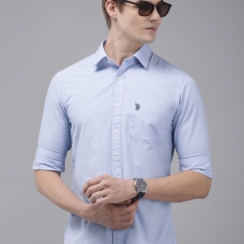Pure Cotton Tailored Fit Shirt