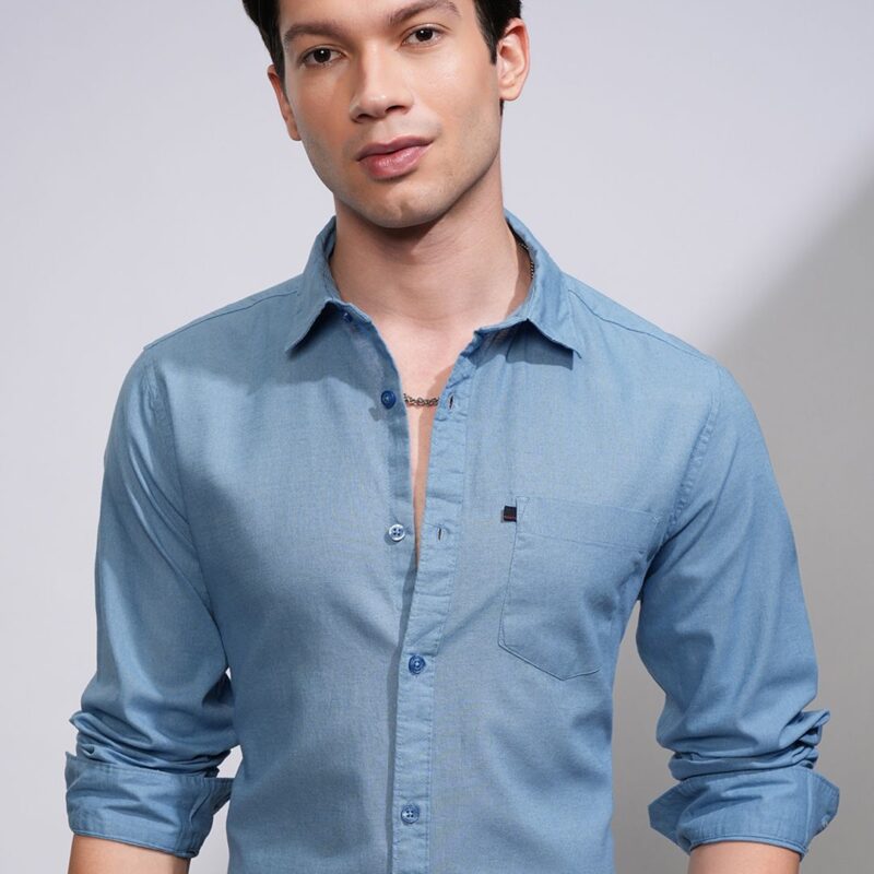 Men Slim Fit Casual Shirt