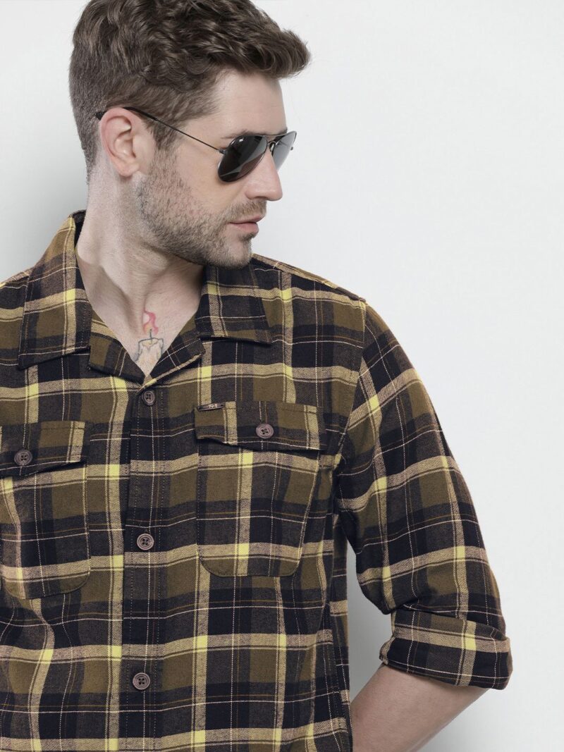 Cotton Checked Casual Shirt