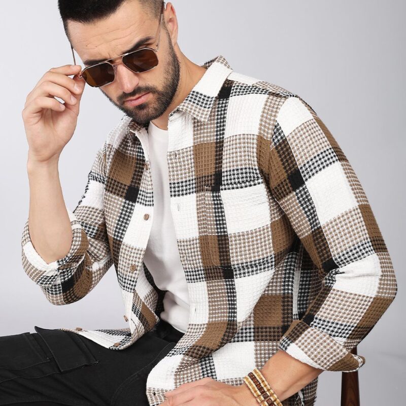 Slim Fit Cotton Casual Shirt