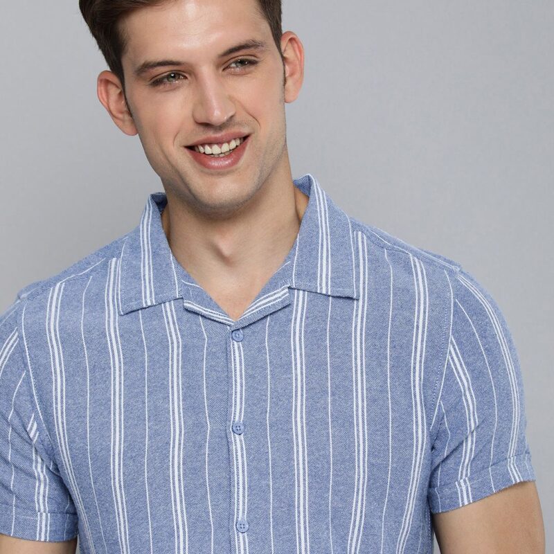 Slim Fit Opaque Casual Shirt
