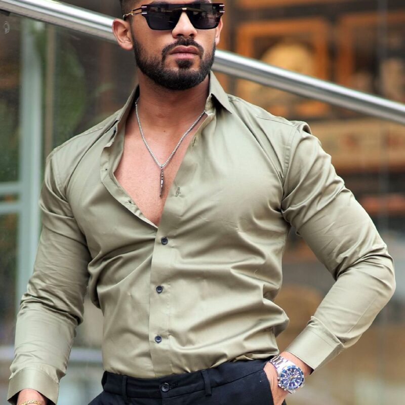 Opaque Casual Shirt